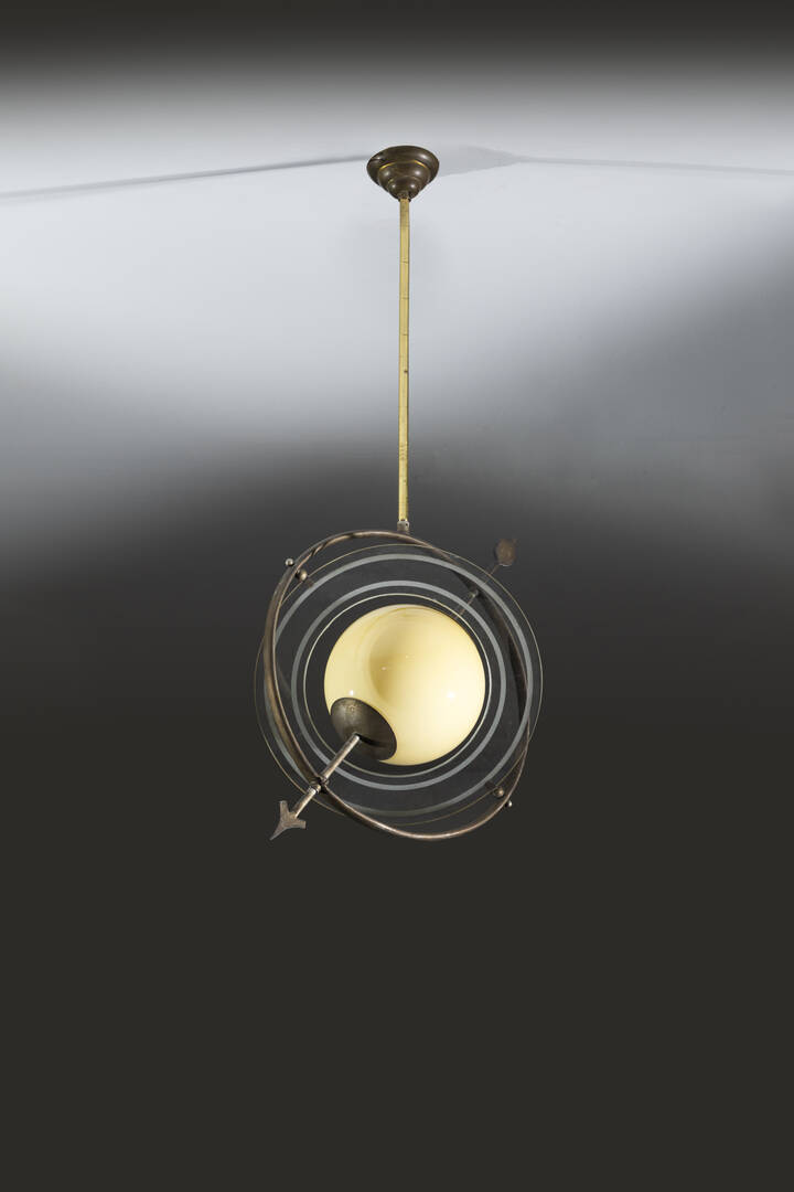 GIO PONTI, nello stile di - Lampada a sospensione mod. Saturno <br>