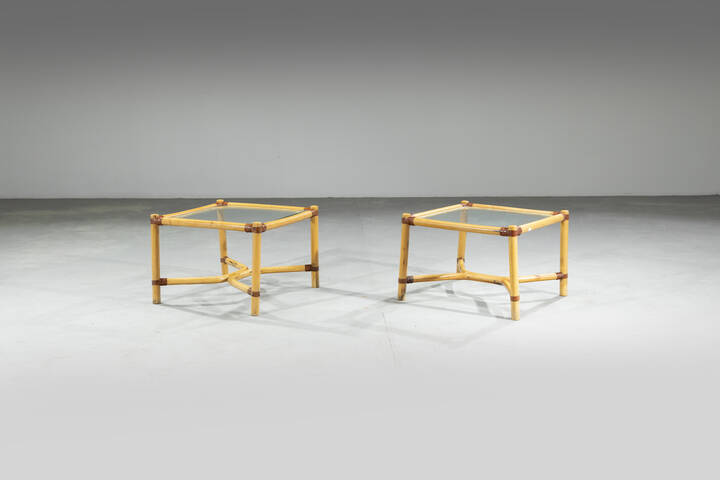 MCGUIRE  - Coppia di tavolini 