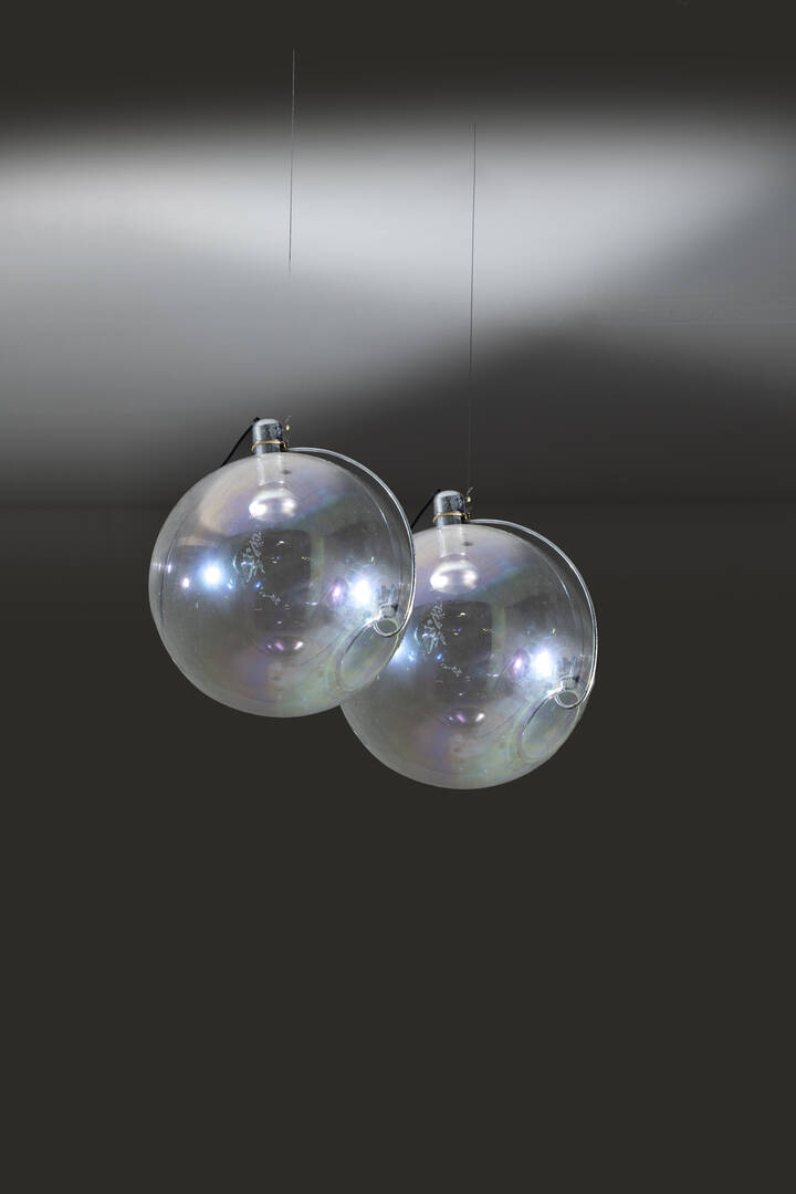 CARLO NASON - Coppia di lampade a soffitto mod. Sona