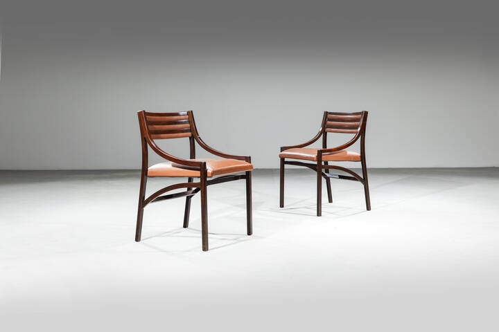 ICO PARISI - Coppia di sedie mod. 110