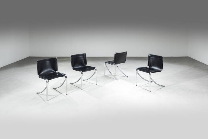 GIOTTO STOPPINO - Quattro sedie mod. Jot