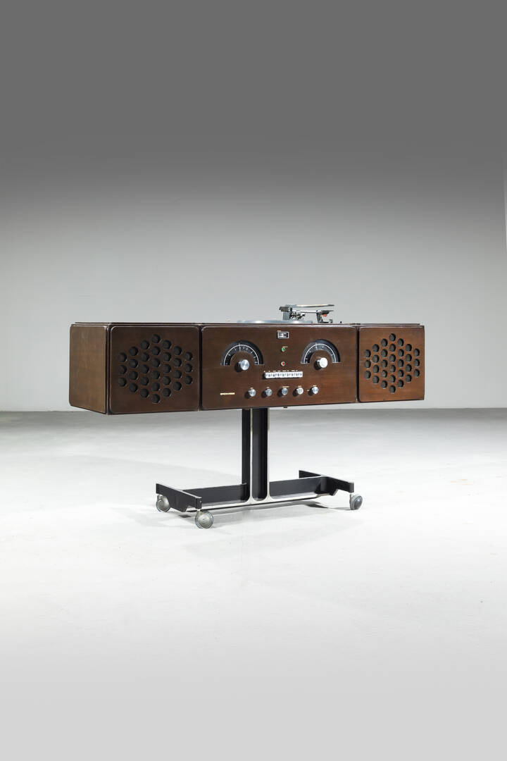 ACHILLE E PIER GIACOMO CASTIGLIONI - Radiofonografo Brionvega RR126