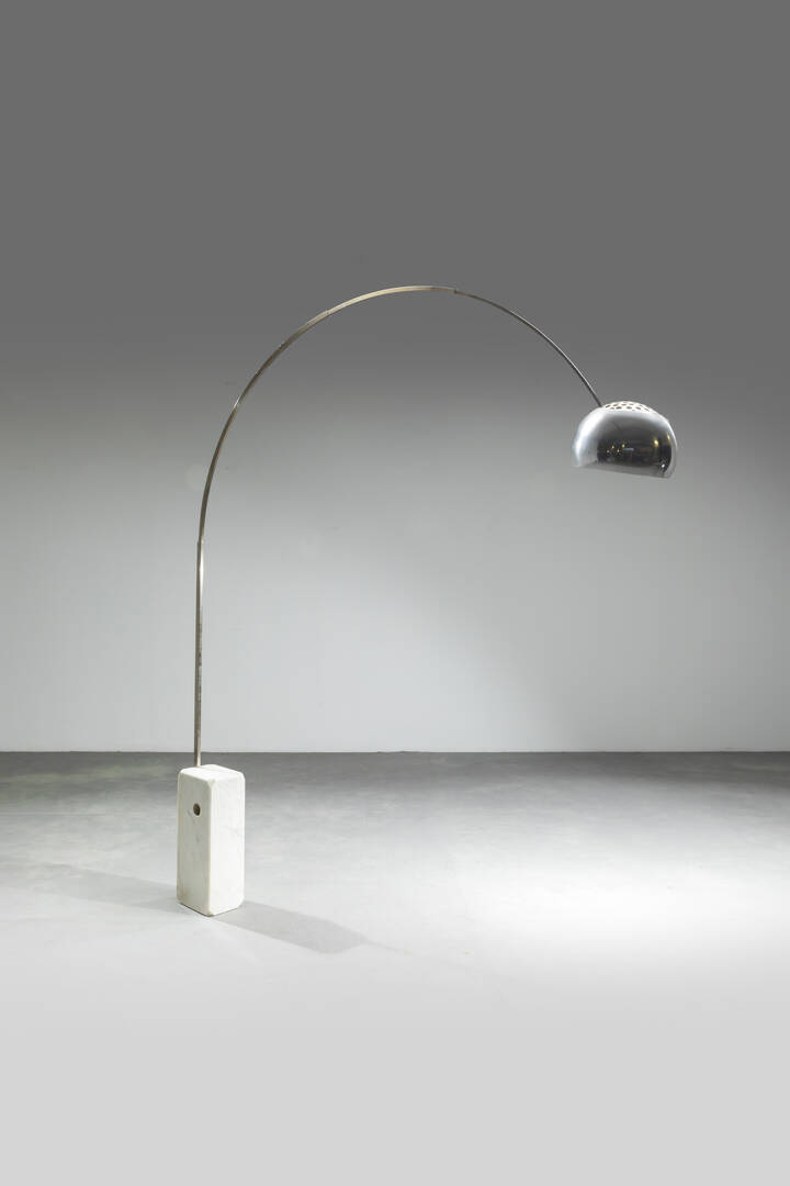 ACHILLE E PIER GIACOMO CASTIGLIONI - Lampada da terra mod. Arco