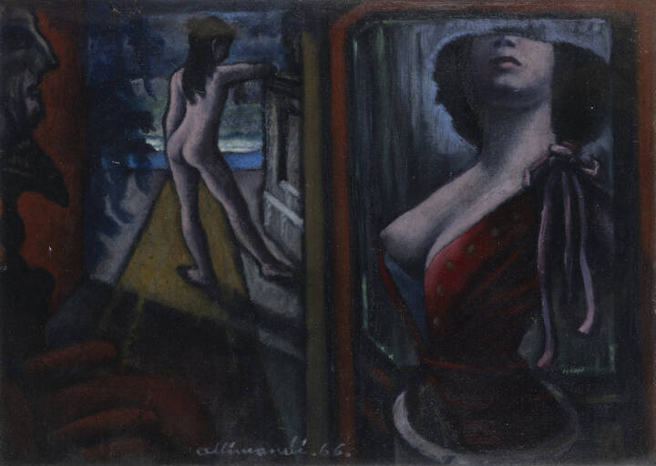 ENRICO ALIMANDI - 'La vecchia villa' 1966