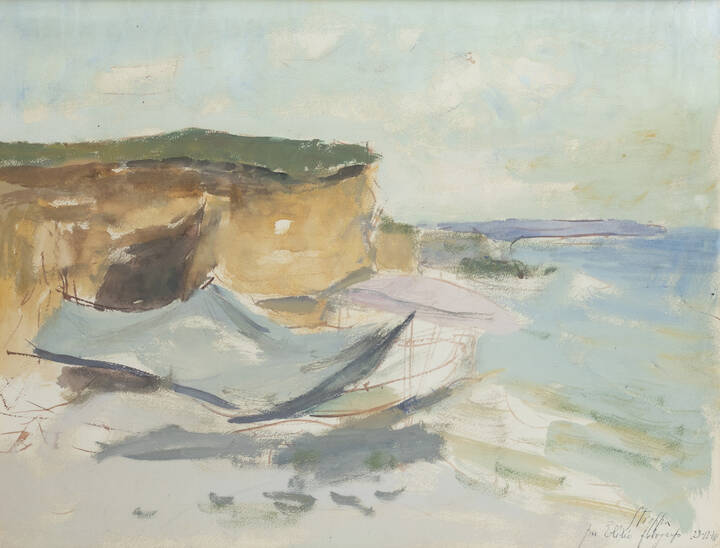 LEONARDO STROPPA - 'Paesaggio marino' 29-12-1968