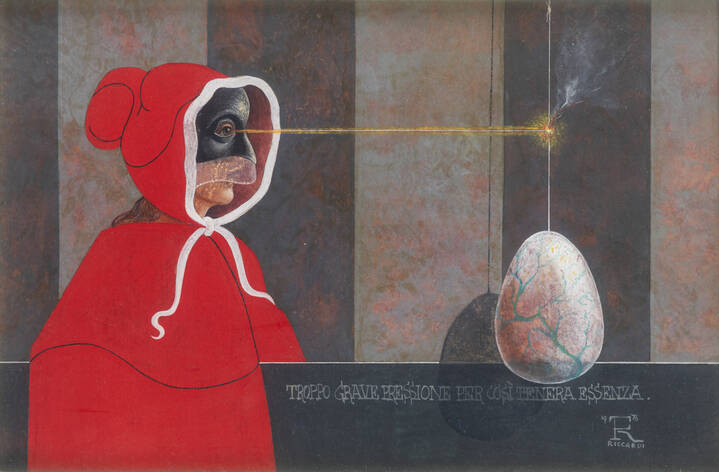 FABRIZIO RICCARDI - 'Troppo grave pressione per così tenera essenza' dicembre 1976