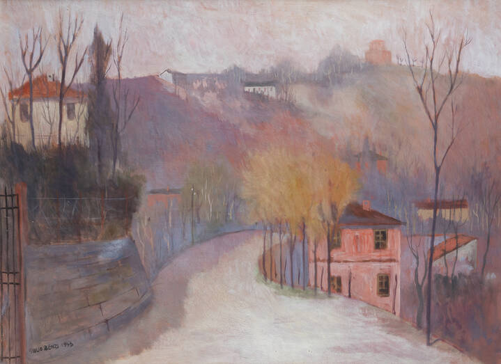 GIULIO BENZI - 'Paesaggio' 1943