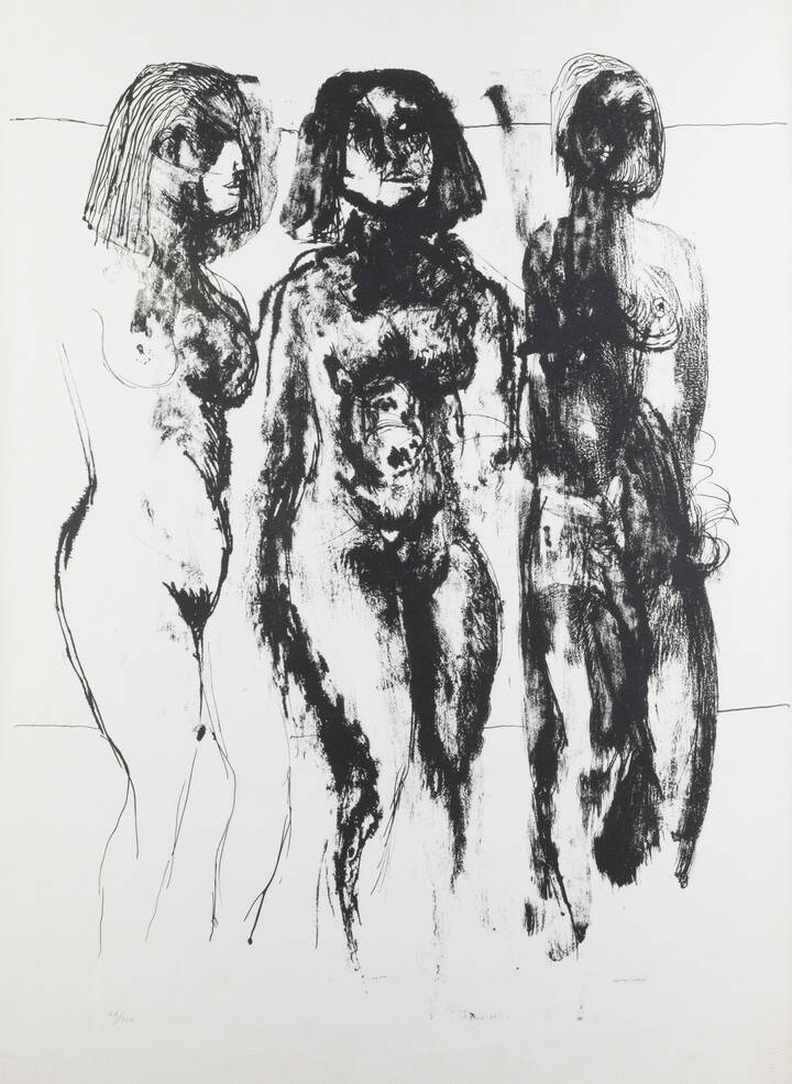 BRUNO CASSINARI - 'Tre figure'