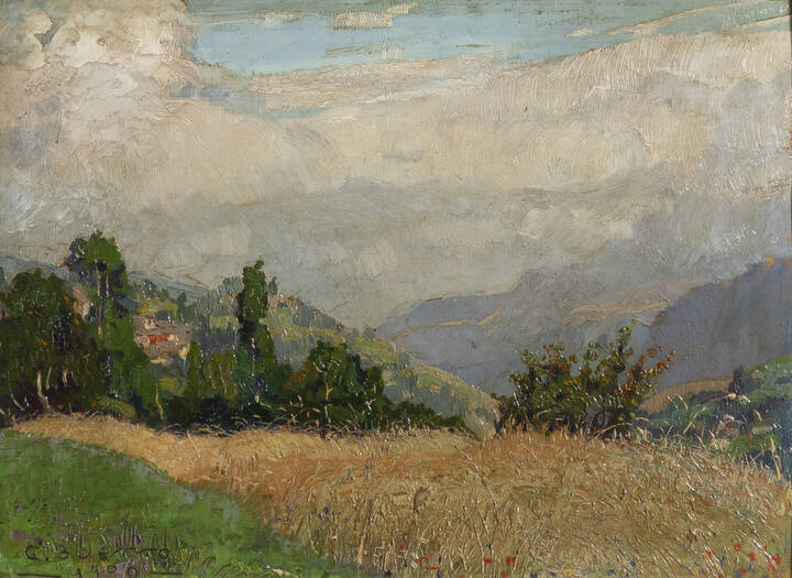 GIULIO BOETTO - 'Paesaggio' 1920