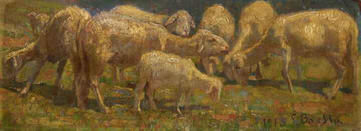 GIULIO BOETTO - 'Gregge'1913