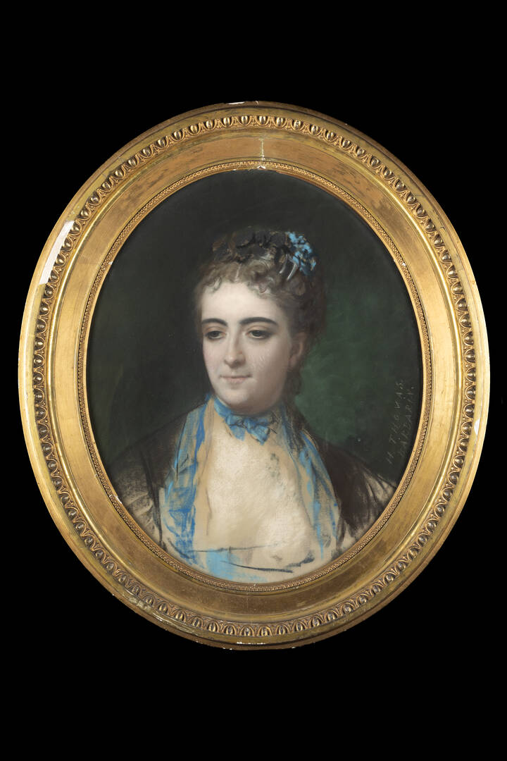 PITTORE ANONIMO - 'Ritratto di donna'