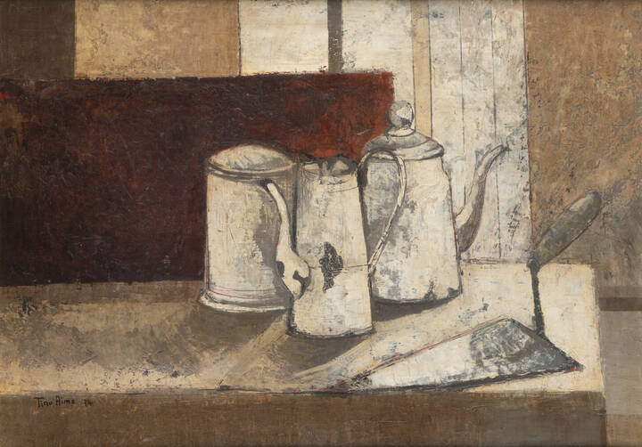 TINO AIME - 'Natura morta con caffettiera' 1974