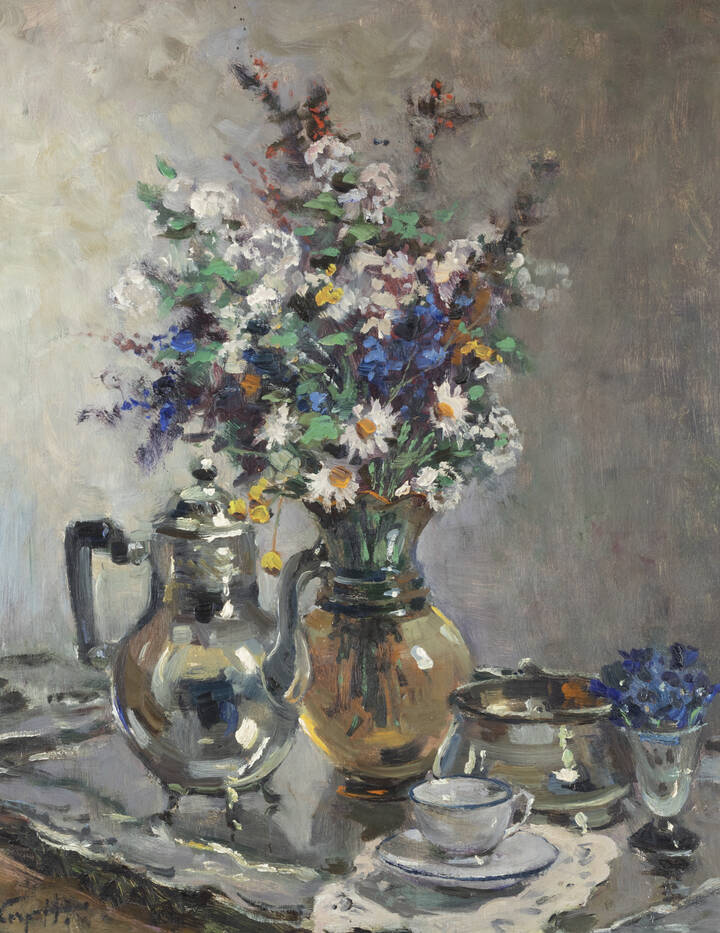 IVAN KARPOFF - 'Vaso di fiori' 1955
