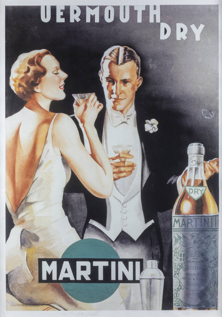 DOMENICO LUBATTI - 'Vermouth Dry Martini' (1930)