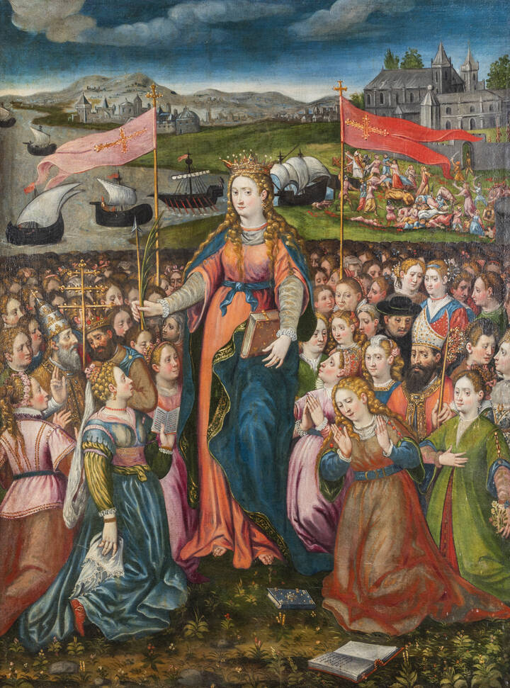 PITTORE ANONIMO - 'Santa Orsola' 1681 (?)