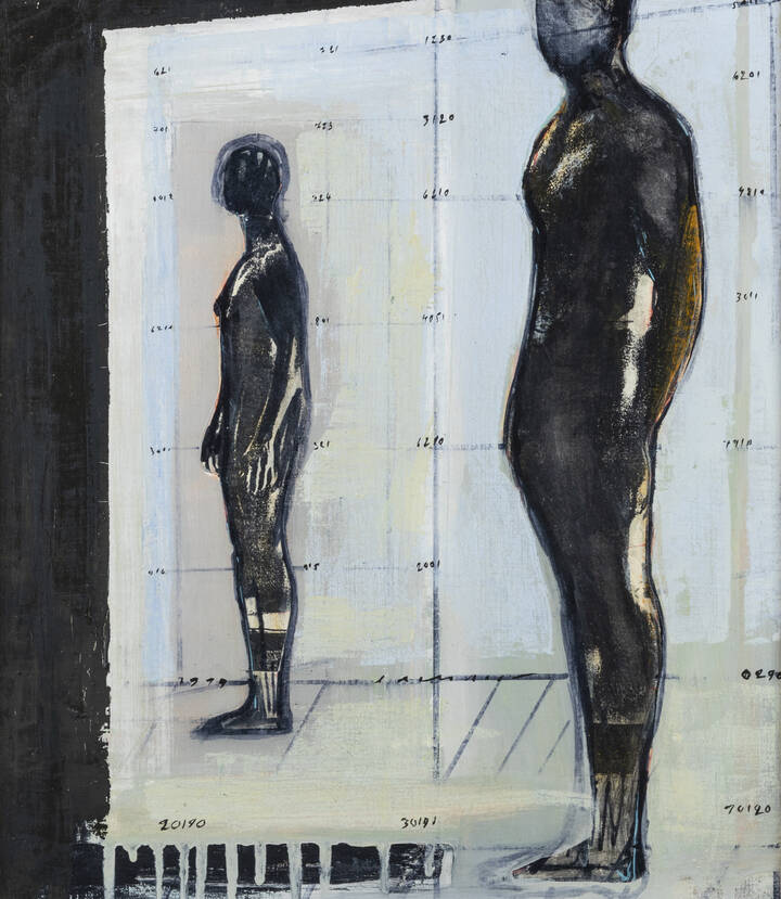 MIRKO PAGLIACCI - 'Confine umano n°290' 1999