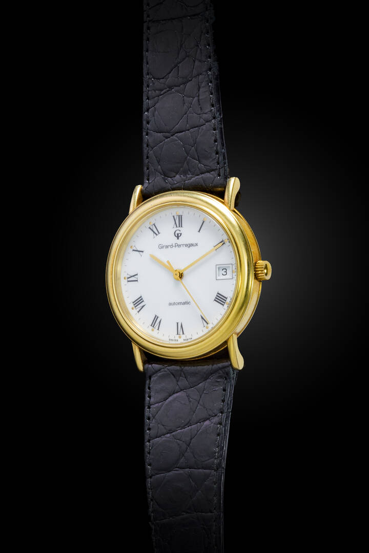 GIRARD PERREGAUX - Mod. 'Date', ref. 47990, anni '90