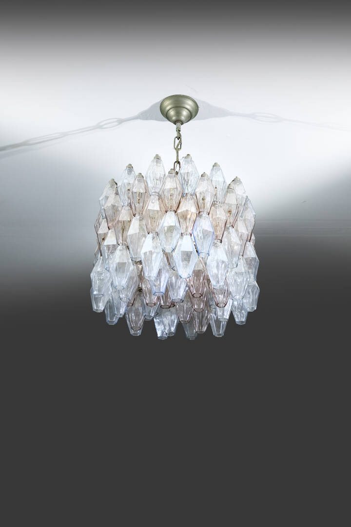 PAOLO VENINI - Lampadario mod. Poliedri