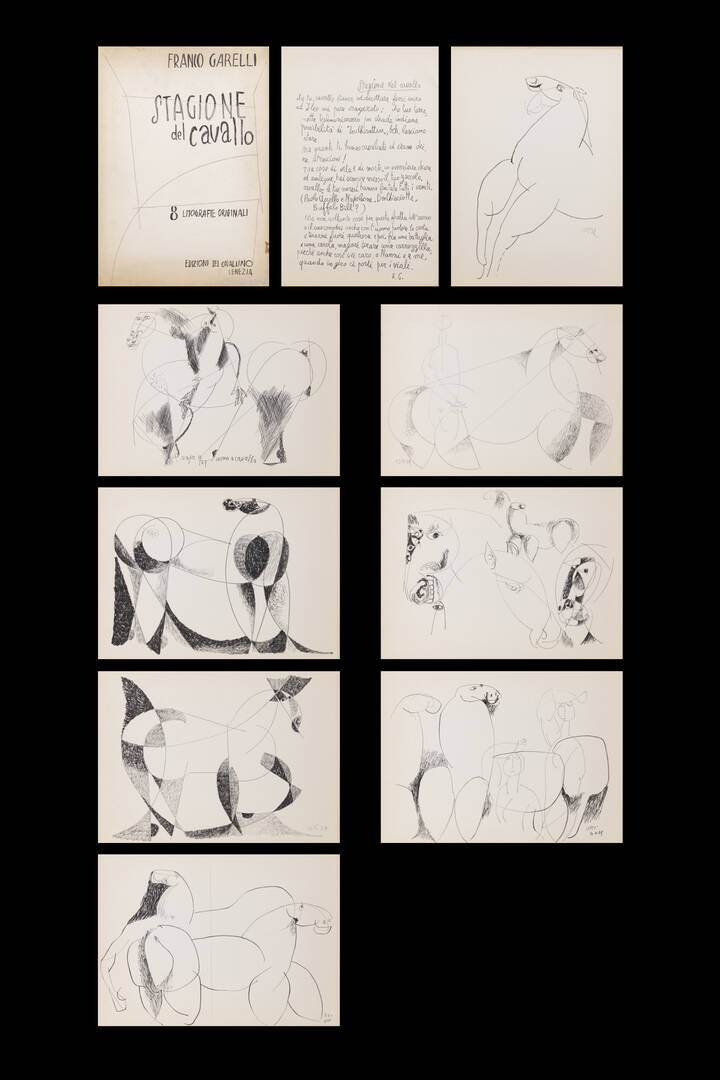 FRANCO GARELLI - 'Stagione del cavallo' luglio-agosto 1949