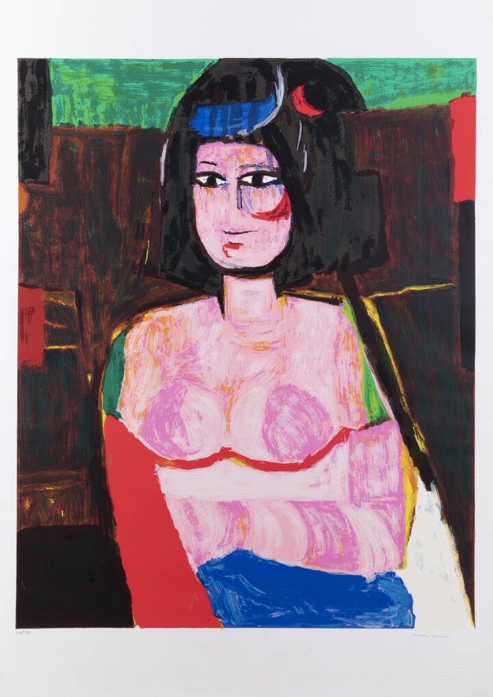 BRUNO CASSINARI - 'Senza titolo' (dalla serie 'Piccola Antologia')  1988