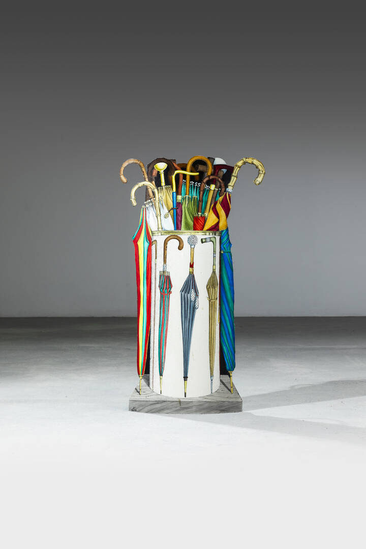 PIERO FORNASETTI - Portaombrelli mod. Trompe l'oeil 