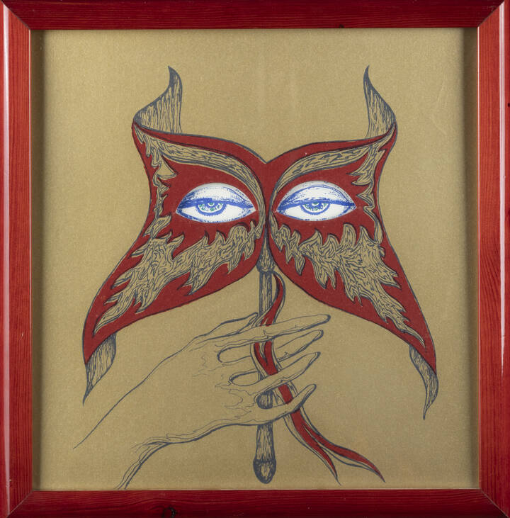 GUIDO DE BONIS - 'Donna mascherata' 1981