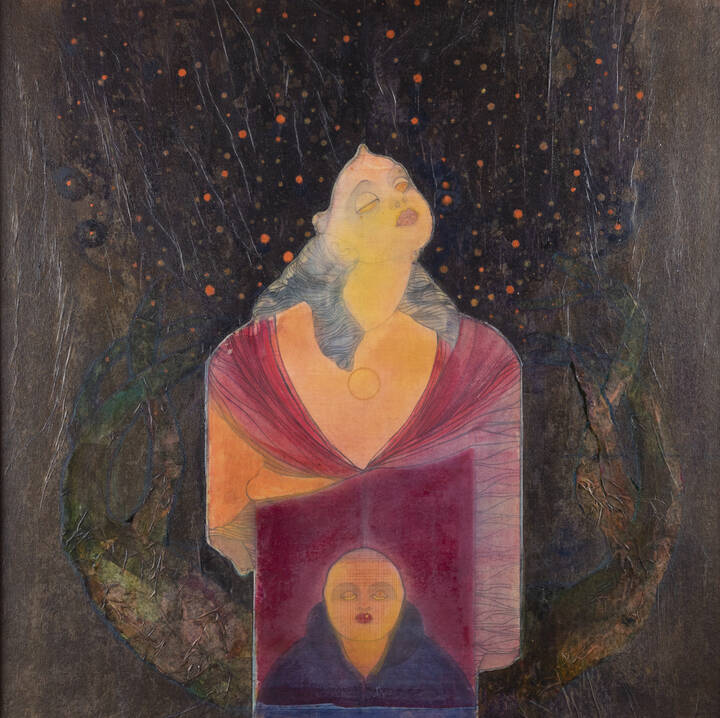 MARIO GRAMAGLIA - 'Madonna con bambola 2' aprile 1993 