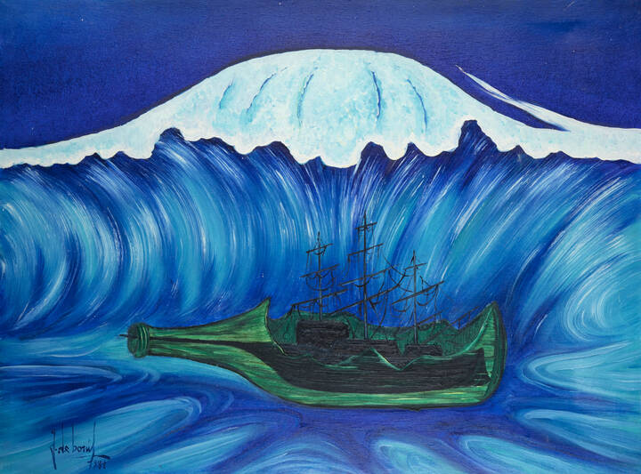 GUIDO DE BONIS - 'Apparition marine' 1981