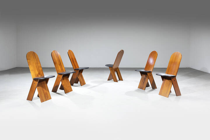 MARCO ZANUSO - Sei sedie da pranzo mod. SD57