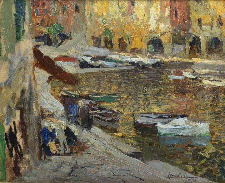 LODOVICO CAVALERI - 'Portofino mare' agosto 1921