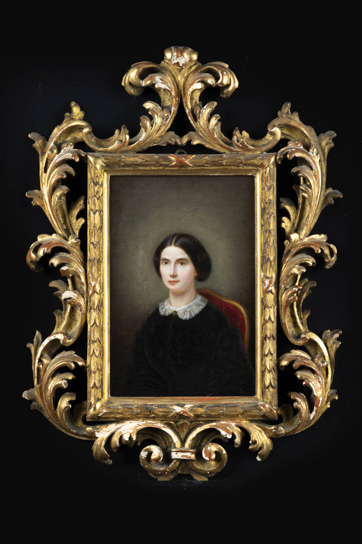 PITTORE ANONIMO - 'Ritratto di signora'