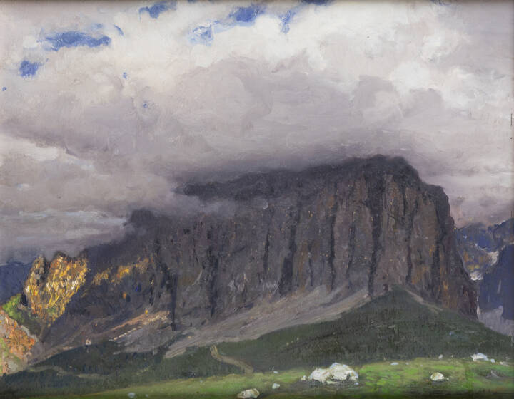 GIUSEPPE BOZZALLA - 'Gruppo Sella (Val Gardena)' 27 agosto 1932