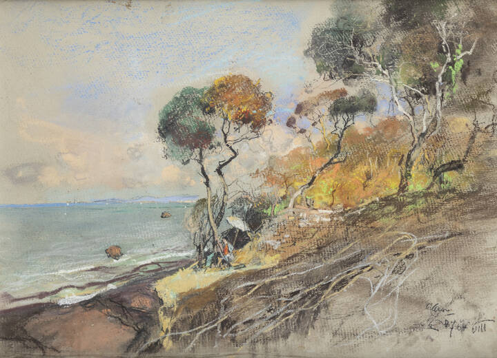 GIUSEPPE CASCIARO - 'La pittrice' anno VIII (1929)