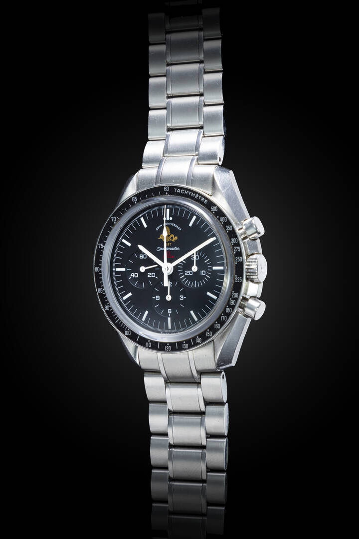 OMEGA - Mod. “Speedmaster Professional Moonwatch 1957 50° Anniversario”, ref.31130423001001, anno 2007