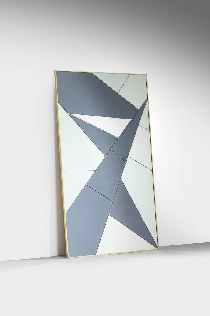CRISTAL ART, nello stile - Specchiera geometrica