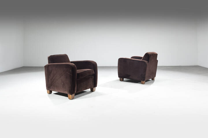 PRODUZIONE ITALIANA - Coppia di poltrone 