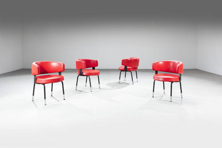 PRODUZIONE ITALIANA - Quattro poltroncine 