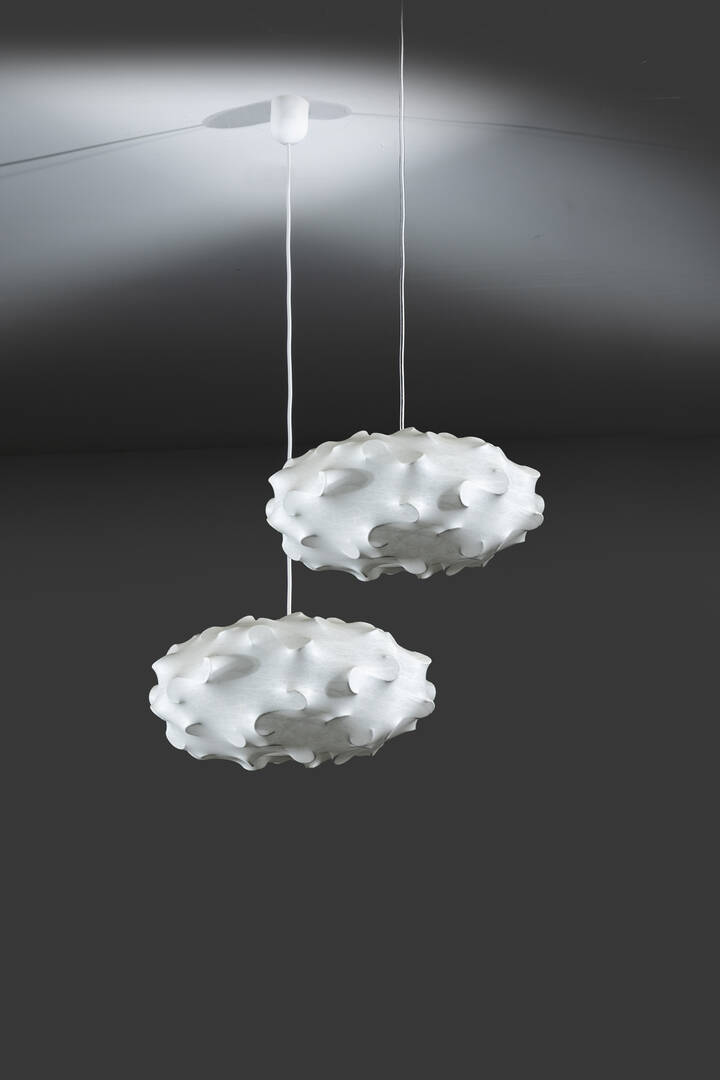 PRODUZIONE ITALIANA - Coppia di lampade a sospensione