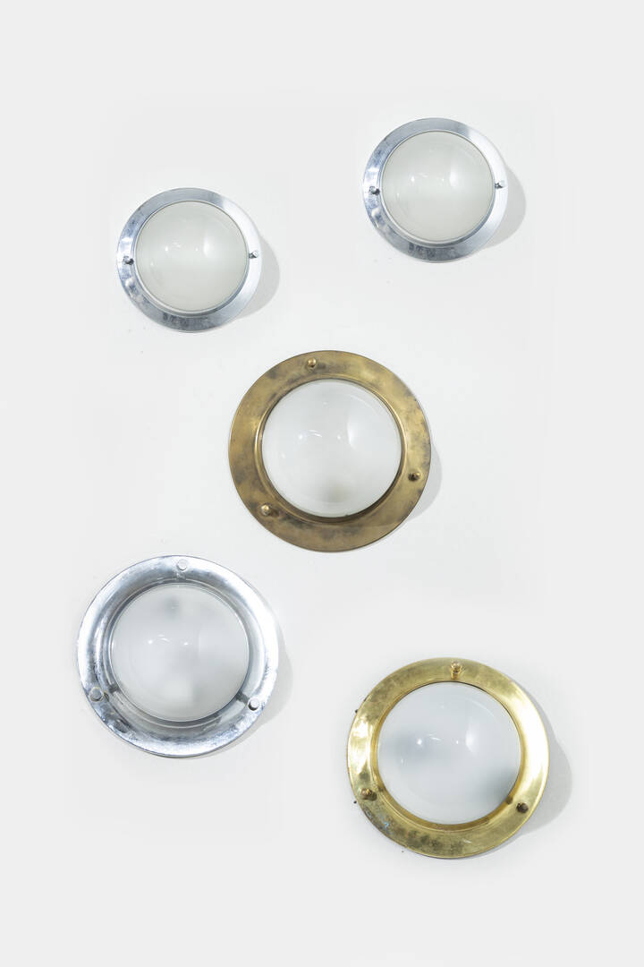 LUIGI CACCIA DOMINIONI - Set di cinque lampade da parete mod. LSP Tonny 