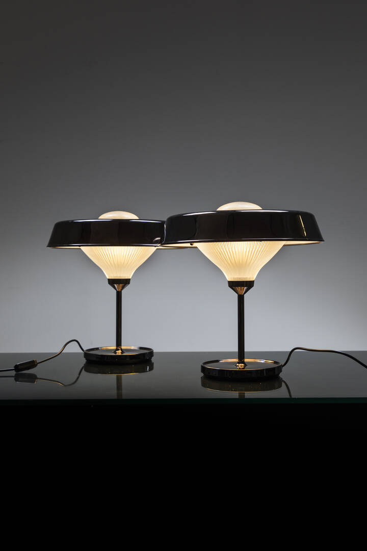 BBPR - Coppia di lampade da tavolo mod. Ro