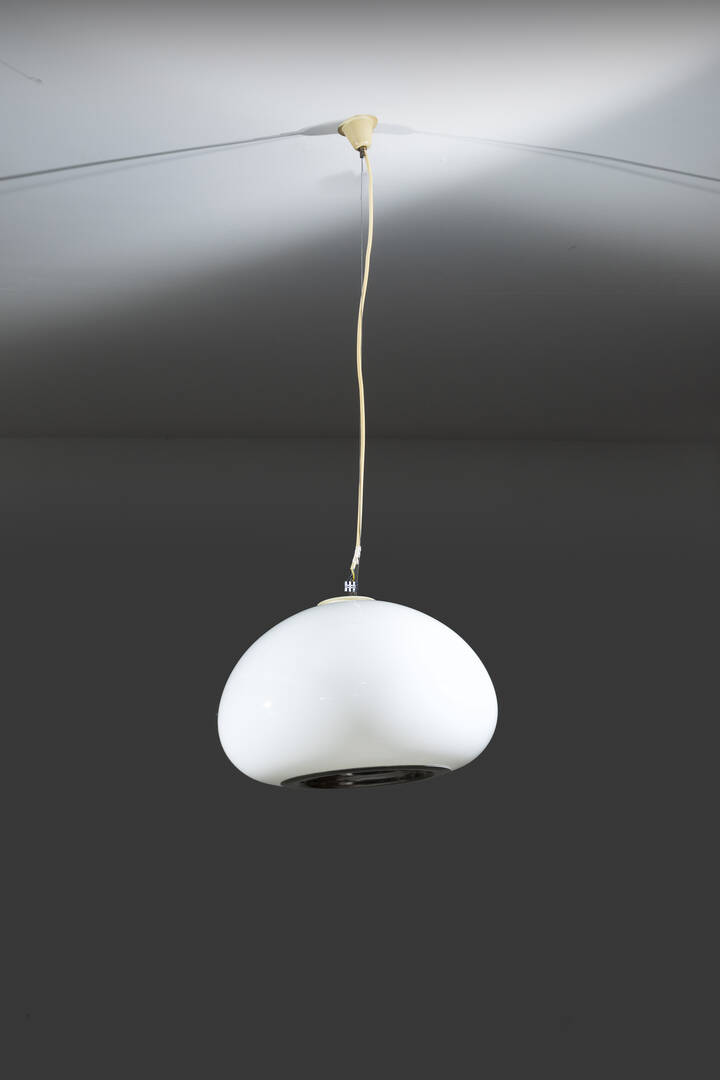 ACHILLE CASTIGLIONI - Lampada a sospensione mod. Black and White