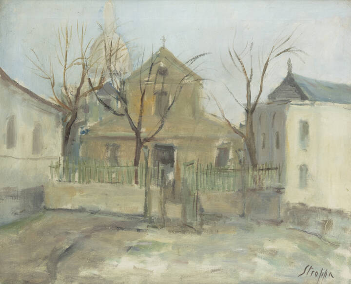 LEONARDO STROPPA - 'L'église St. Pierre de Montmartre'