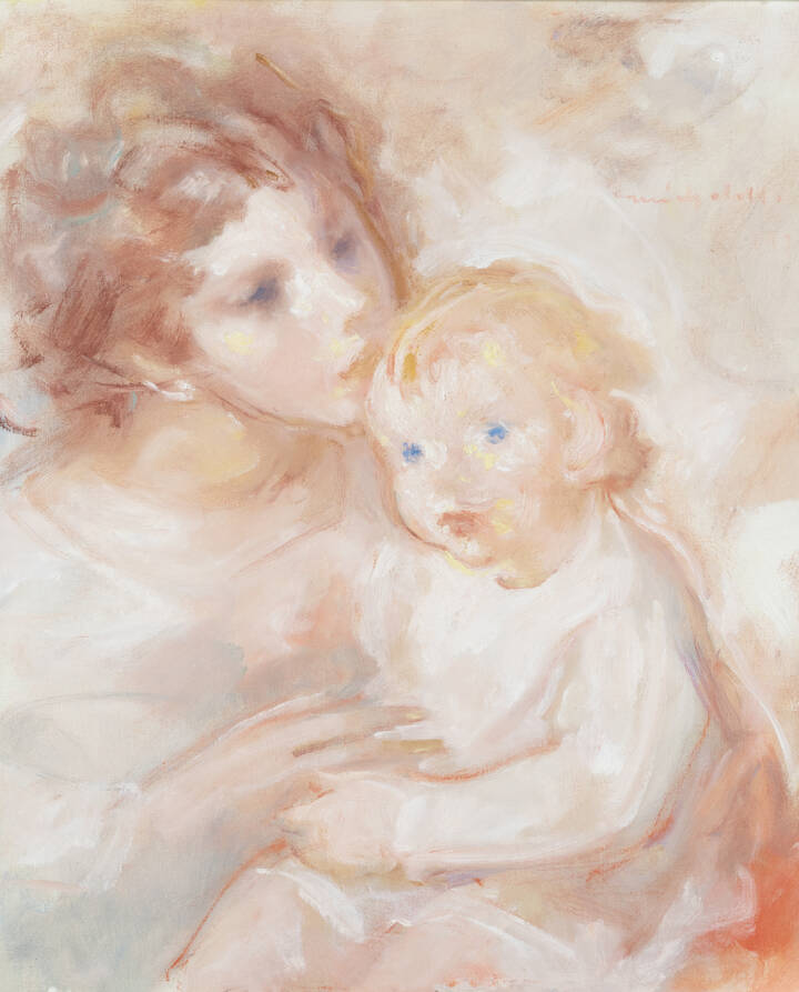 MARIO MICHELETTI - 'Madre con bambino'