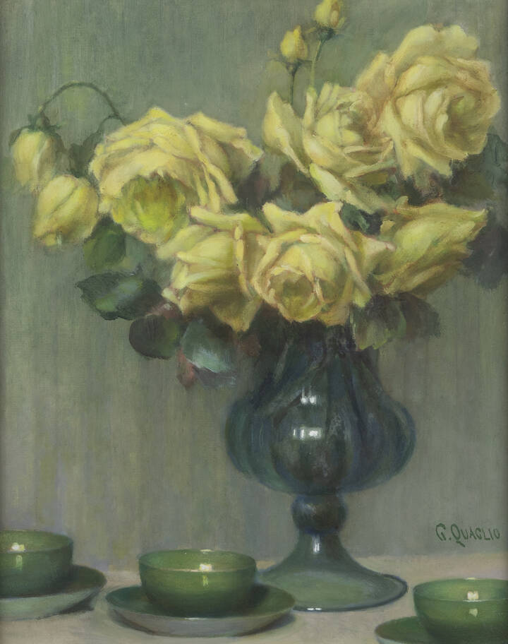 GIANNI QUAGLIO - 'Vaso di fiori'