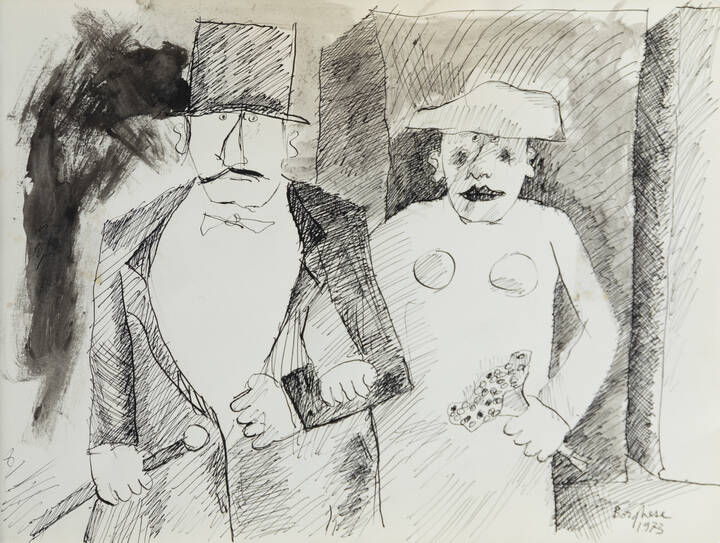 FRANZ BORGHESE - 'Senza titolo' 1973