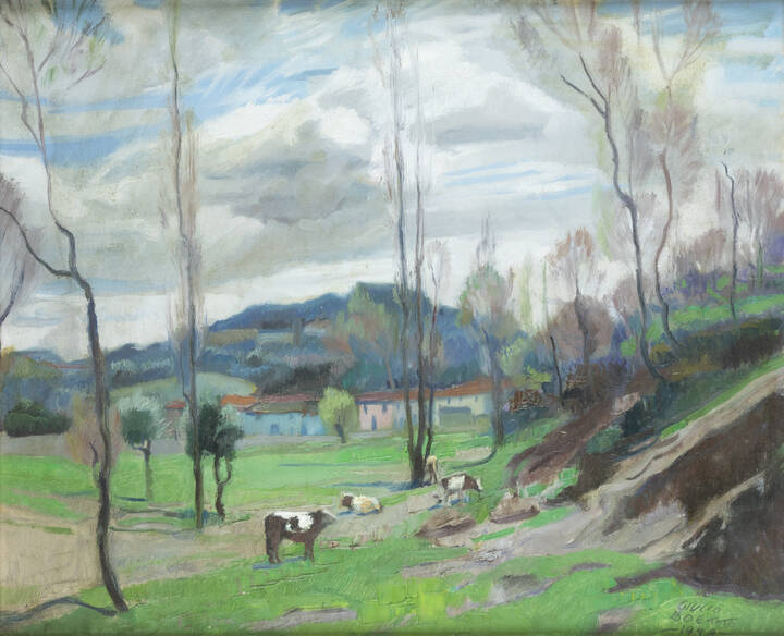 GIULIO BOETTO - 'Paesaggio' 1958