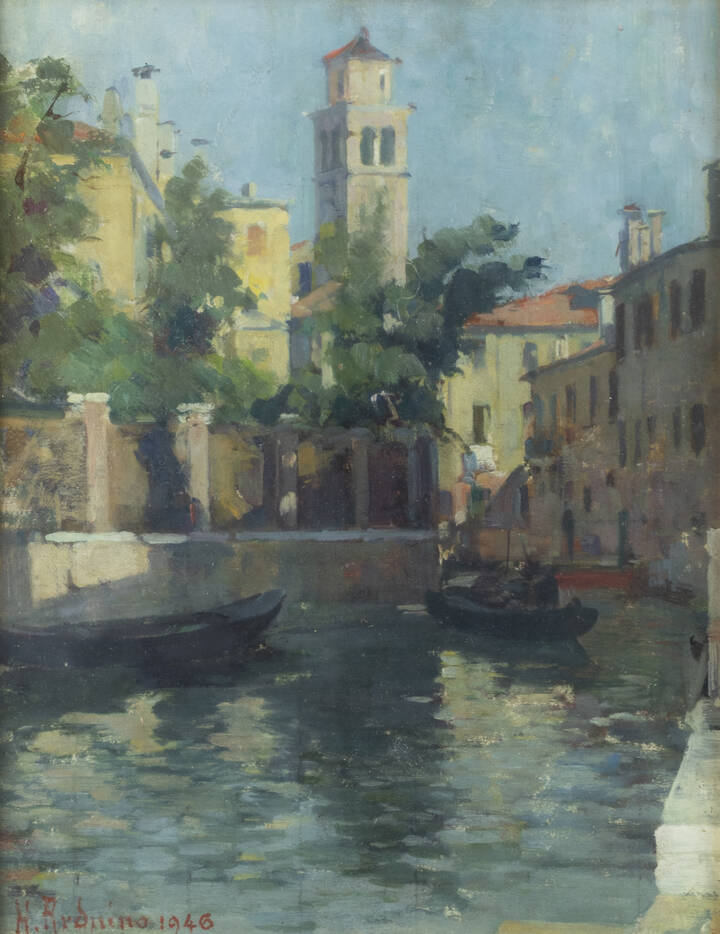NICOLA ARDUINO - 'Scorcio di Venezia' 1946