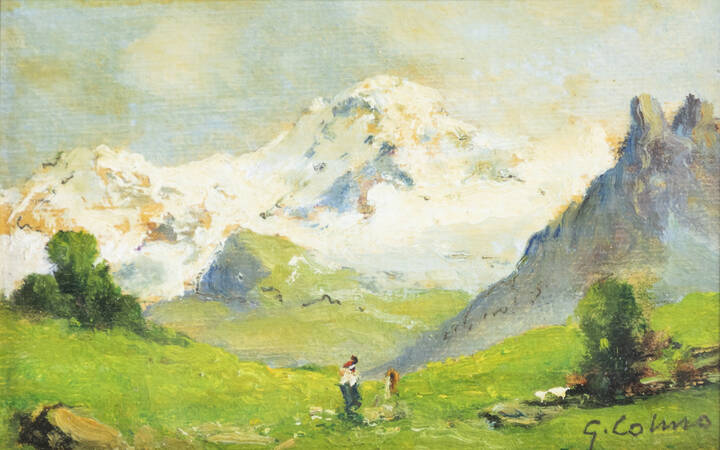 GIOVANNI COLMO - 'Paesaggio montano'