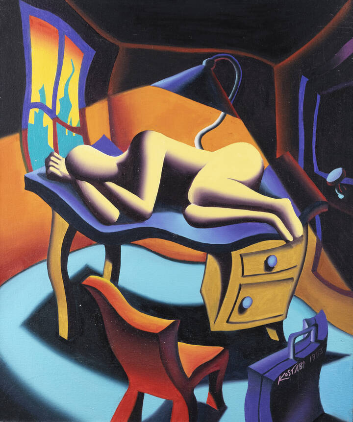 MARK KOSTABI - 'The rest is silence' 1993