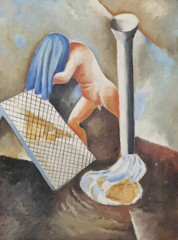 PITTORE ANONIMO - 'Senza titolo' 1983